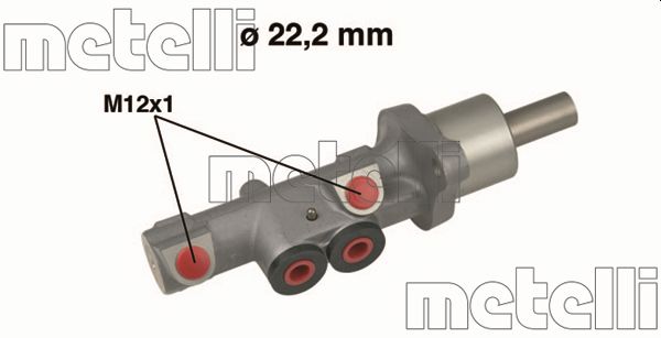 METELLI Hovedbremsecylinder 050534 for VW