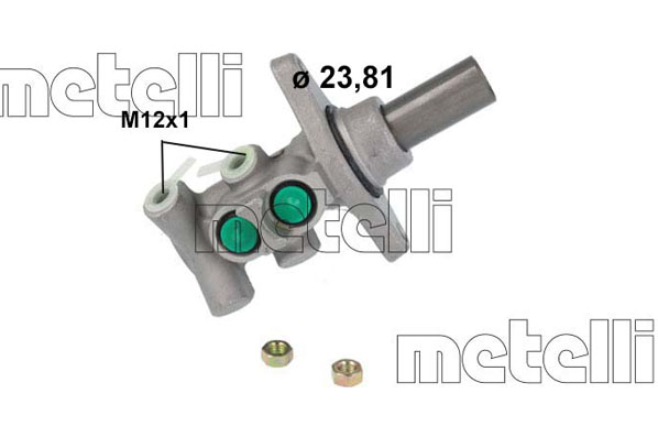 METELLI Hovedbremsecylinder 050545 for FORD