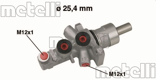 METELLI Hovedbremsecylinder 050566 for BMW