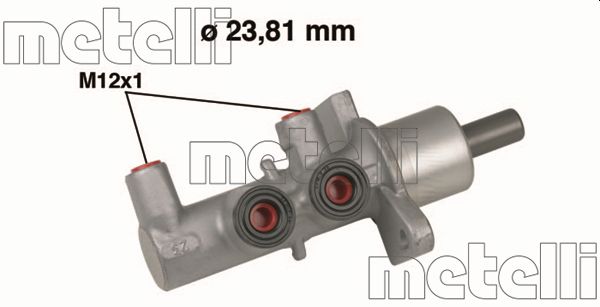 METELLI Hovedbremsecylinder 050567 for OPEL
