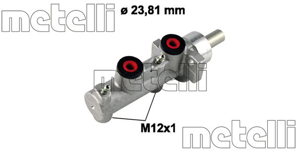 METELLI Hovedbremsecylinder 050600 for VW
