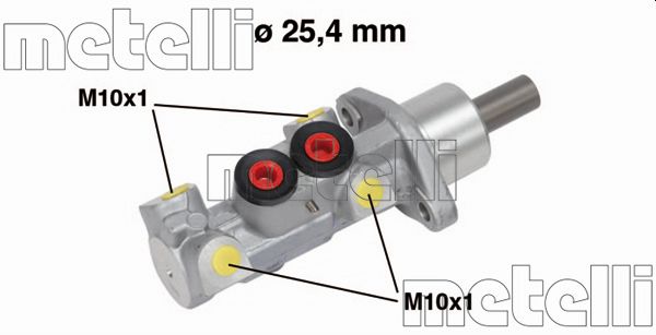 METELLI Hovedbremsecylinder 050604 for VW