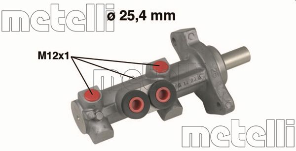METELLI Hovedbremsecylinder 050618 for MERCEDES-BENZ