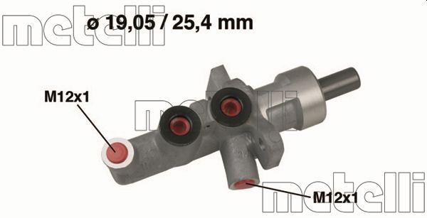METELLI Hovedbremsecylinder 050624 for MERCEDES-BENZ