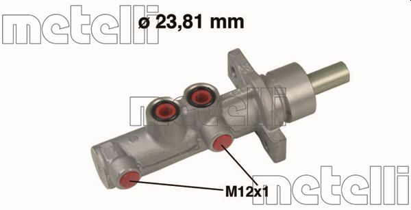 METELLI Hovedbremsecylinder 050633 for CITROËN