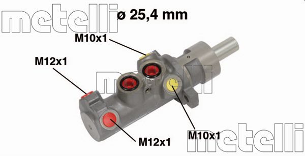 METELLI Hovedbremsecylinder 050641 for FORD