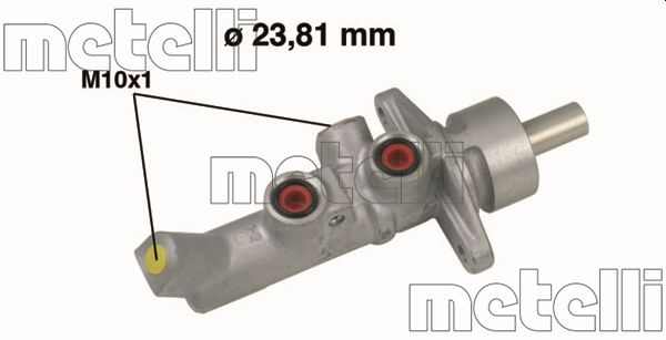 METELLI Hovedbremsecylinder 050647 for TOYOTA