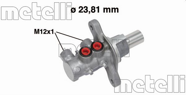 METELLI Hovedbremsecylinder 050700 for OPEL