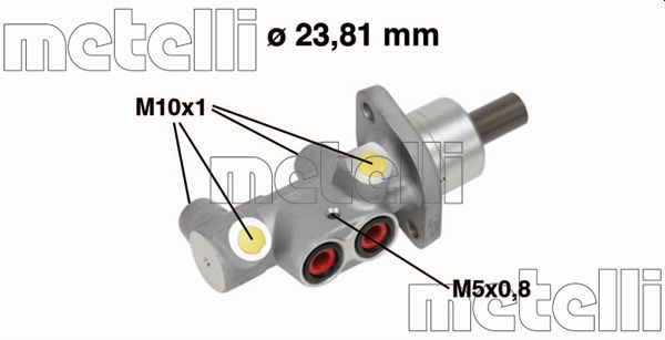 METELLI Hovedbremsecylinder 050704 for RENAULT