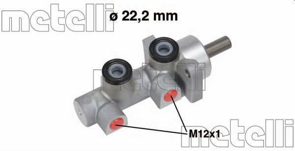METELLI Hovedbremsecylinder 050723 for DAEWOO