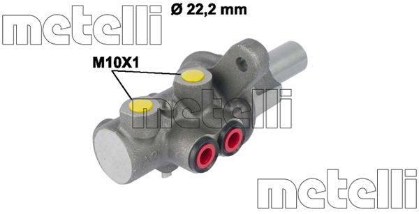 METELLI Hovedbremsecylinder 050730 for FIAT PEUGEOT