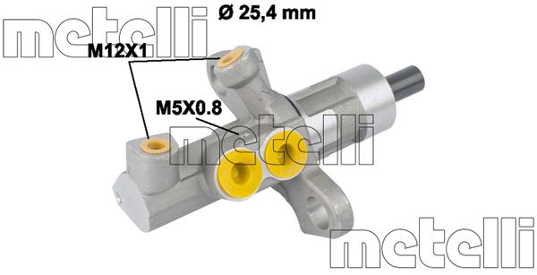 METELLI Hovedbremsecylinder 050811 for OPEL CHEVROLET