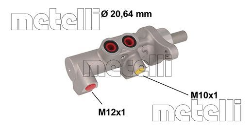 METELLI Hovedbremsecylinder 050846 for DACIA
