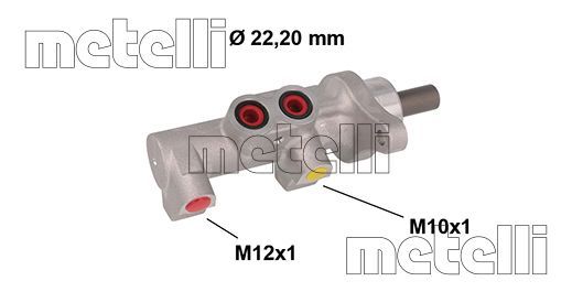 METELLI Hovedbremsecylinder 050847 for DACIA