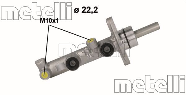 METELLI Hovedbremsecylinder 051126 for TOYOTA