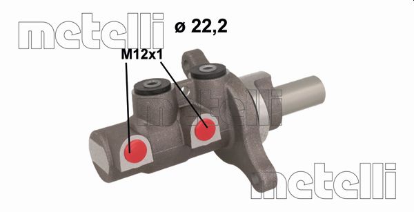 METELLI Hovedbremsecylinder 051150 for KIA