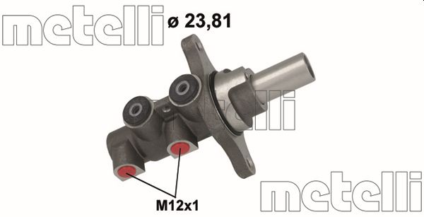 METELLI Hovedbremsecylinder 051154 for HYUNDAI