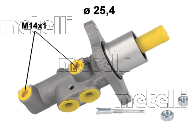 METELLI Hovedbremsecylinder 051185 for FORD