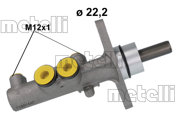 METELLI Hovedbremsecylinder 051186 for VW