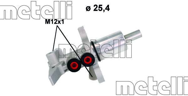 METELLI Hovedbremsecylinder 051195 for VW