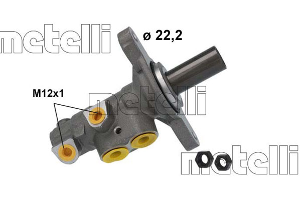 METELLI Hovedbremsecylinder 051227 for DACIA