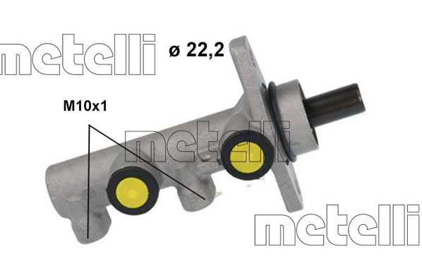 METELLI Hovedbremsecylinder 051231 for HYUNDAI