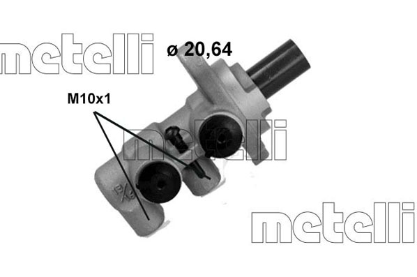 METELLI Hovedbremsecylinder 051240 for KIA