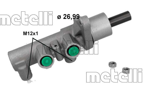 METELLI Hovedbremsecylinder 051248 for OPEL RENAULT TRUCKS
