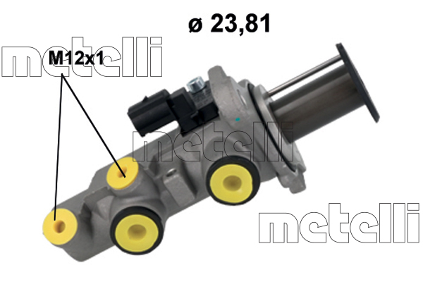 METELLI Hovedbremsecylinder 051250 for VW