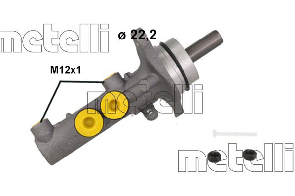 METELLI Hovedbremsecylinder 051253 for VW