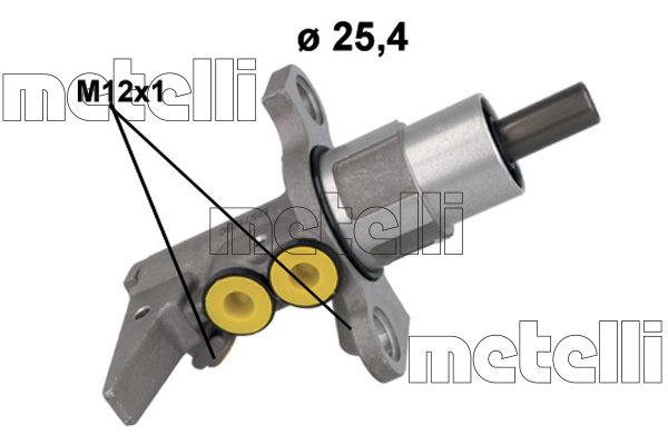 METELLI Hovedbremsecylinder 051257 for AUDI