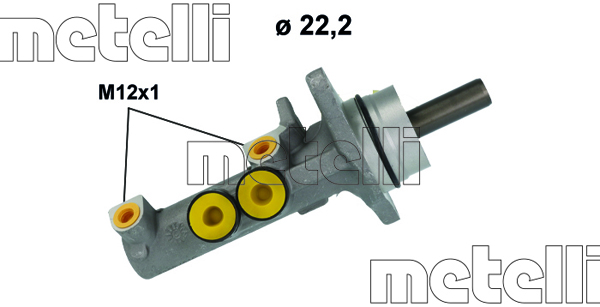 METELLI Hovedbremsecylinder 051258 for VW