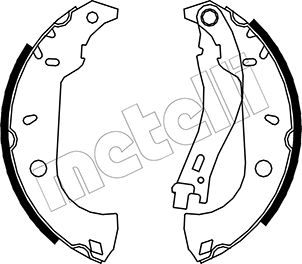 METELLI Bremsebakkesæt 530067 for FIAT ALFA ROMEO