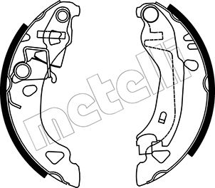 METELLI Bremsebakkesæt 530070 for FIAT