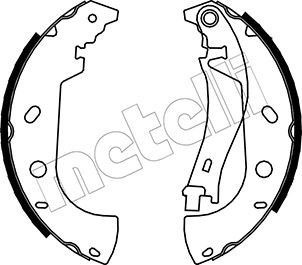 METELLI Bremsebakkesæt 530075 for FIAT