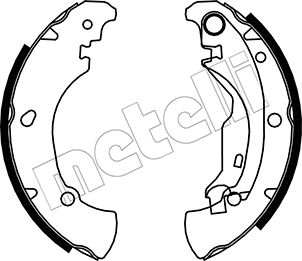 METELLI Bremsebakkesæt 530076 for FIAT