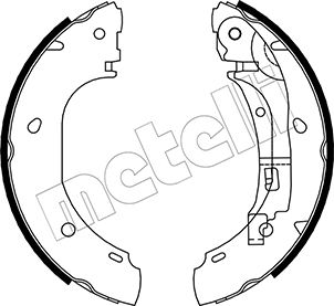 METELLI Bremsebakkesæt 530082 for FIAT PEUGEOT