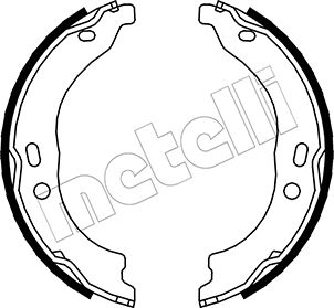 METELLI Bremsebakkesæt, parkeringsbremse 530094 for FIAT CITROËN