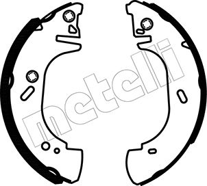 METELLI Bremsebakkesæt 530123 for FORD