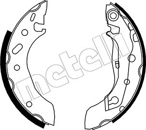 METELLI Bremsebakkesæt 530128 for FORD MAZDA