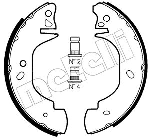 METELLI Bremsebakkesæt 530126 for FORD
