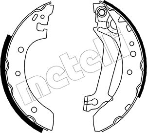 METELLI Bremsebakkesæt 530129 for FORD