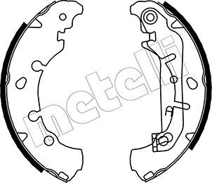 METELLI Bremsebakkesæt 530136 for FORD MAZDA