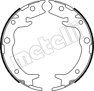 METELLI Bremsebakkesæt, parkeringsbremse 530159 for HONDA