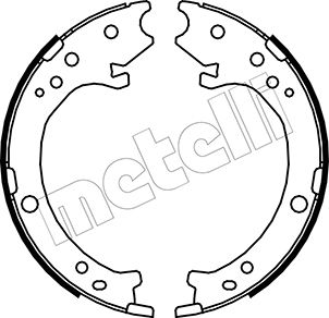 METELLI Bremsebakkesæt, parkeringsbremse 530161 for HONDA GREAT WALL