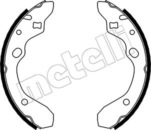 METELLI Bremsebakkesæt 530210 for FORD MAZDA