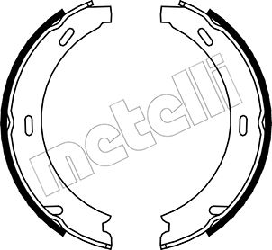 METELLI Bremsebakkesæt, parkeringsbremse 530233 for MERCEDES-BENZ CHRYSLER PORSCHE
