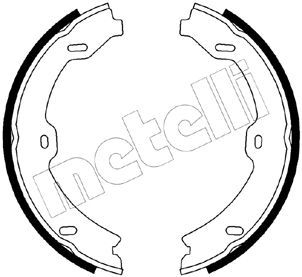 METELLI Bremsebakkesæt, parkeringsbremse 530247 for MERCEDES-BENZ