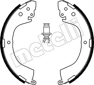 METELLI Bremsebakkesæt 530260 for MITSUBISHI