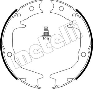 METELLI Bremsebakkesæt, parkeringsbremse 530265 for MITSUBISHI HYUNDAI